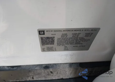 2019 GMC Terrain Sle z USA, uszkodzony, nr VIN 3GKALTEVXKL283471